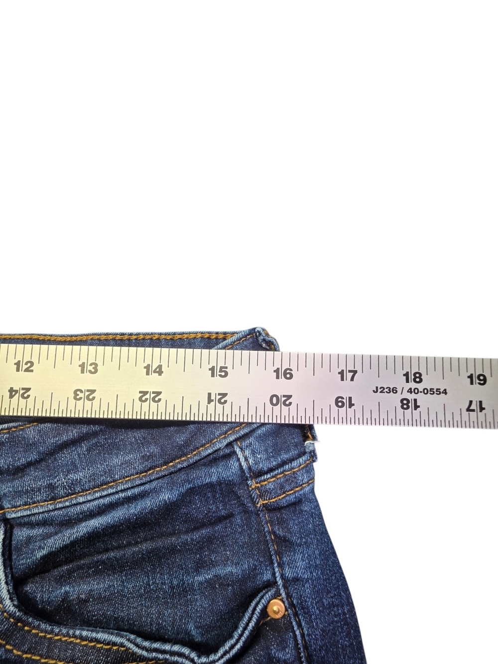 KUT from the Kloth Catherine Boyfriend Jeans Dark Wash Stretch Blue Size 12 - Picture 7 of 11